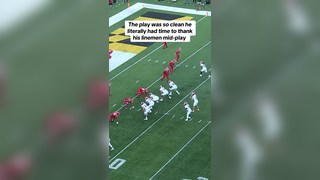 Textbook QB Draw #collegefootball #indiana #touchdown