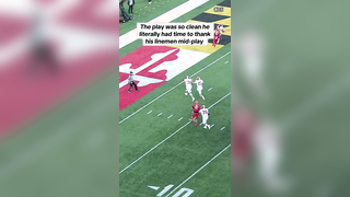 Textbook QB Draw #collegefootball #indiana #touchdown
