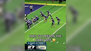 How did bro catch it in the dark tho? (via @ESPN) #collegefootball ...