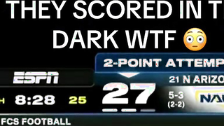 How did bro catch it in the dark tho? (via @ESPN) #collegefootball ...