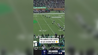 Unusual fair catch #cfb #collegefootball #football #northtexas #navy