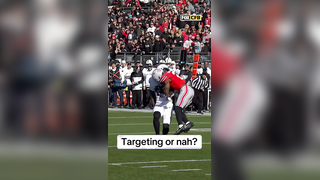 Was this targeting or nah by Caleb Downs? #cfb #collegefootball #bi...