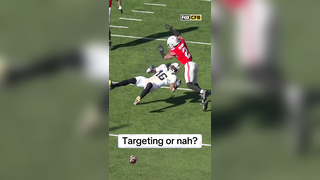 Was this targeting or nah by Caleb Downs? #cfb #collegefootball #bi...