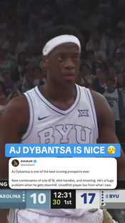 Fill in the blank: AJ Dybantsa is the best college scoring prospect s...