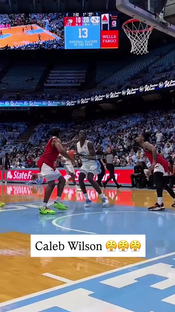 Via (@CarolinaBlitz) POSTER ALERT #dunk #fyp #uncbasketball #tren...