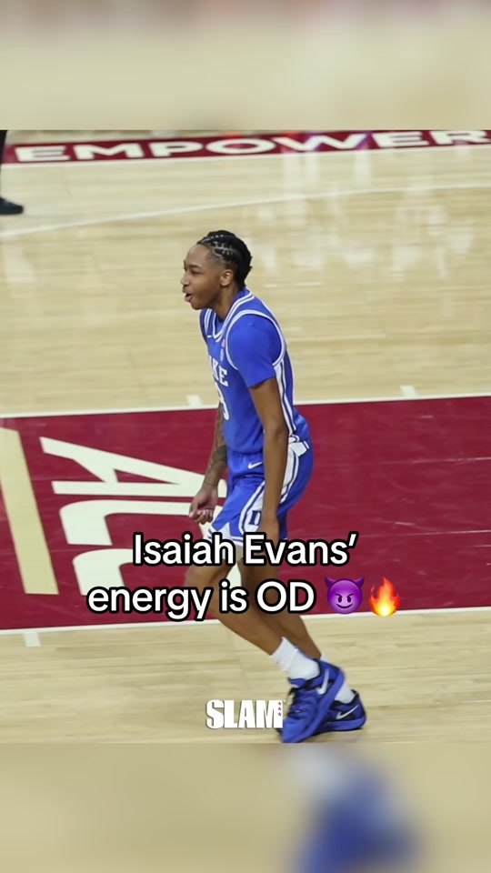 I love how fun Isaiah has hooping #isaiahevans #duke #slamu #colleg...