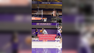 You’d be surprised how simple college basketball practices really are...