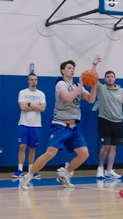 Preparing for the big moments. @trent noah #collegebasketball #bbn #...