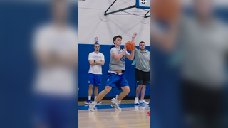 Preparing for the big moments. @trent noah #collegebasketball #bbn #...
