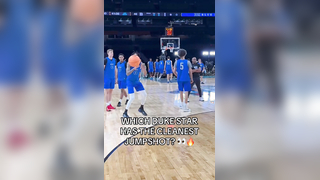 These jumpshots are clean ‍ #duke #cooperflagg #basketball #colleg...