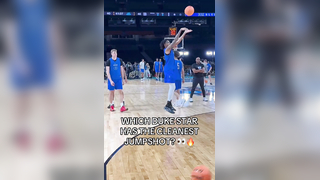 These jumpshots are clean ‍ #duke #cooperflagg #basketball #colleg...