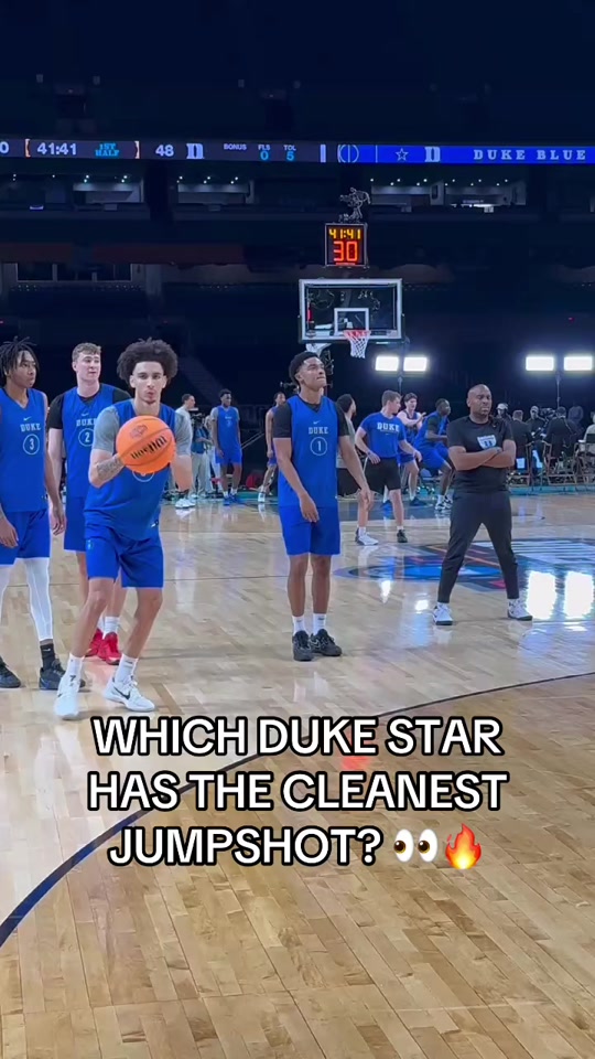 These jumpshots are clean ‍ #duke #cooperflagg #basketball #colleg...