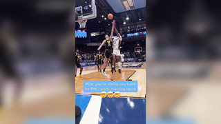 This block was CLUTCH #marchmadness #studentsection #mbb #collegeba...