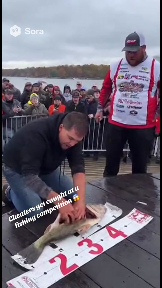 Cheaters Put Weights Into Fishing competition #trendingvideo #fyp ...