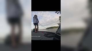 Fish was easily a 6-8 pounder love when this happens #bassfishing #...