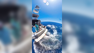Who said fishing is not a Contact Sport? Amazing Marlin comes into th...