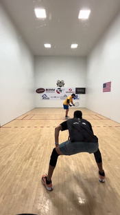 200mph? Wouldn’t doubt it. #RacquetballReturns