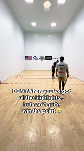 Even the best rallies don’t always end your way But the hustle? Unm...