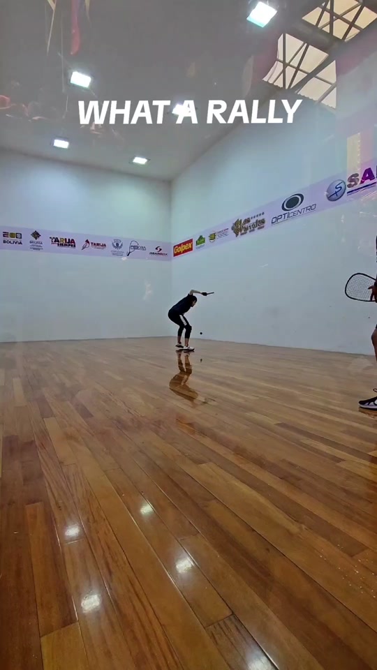 Alvaro Guillen getting up as many times as needed to finish a point