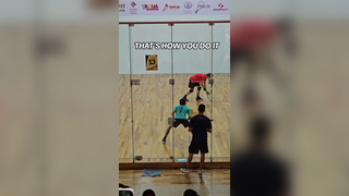 That's how we do it. This is Racquetball