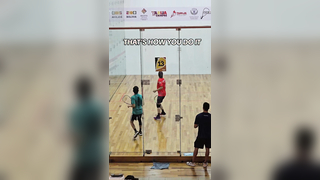 That's how we do it. This is Racquetball