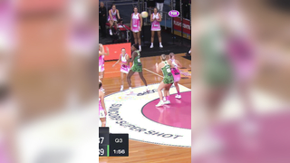 A seamless three point play from Eleanor Cardwell ‍ #netball #trick...