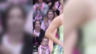 A seamless three point play from Eleanor Cardwell ‍ #netball #trick...