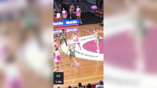 A seamless three point play from Eleanor Cardwell ‍ #netball #trick...