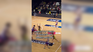 “Parris Mason soaring, Pulse scoring” #netball #skysportnz #anzpre...