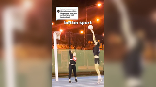 Replying to @thomas because Netball > Basketball #netball #mixednetba...