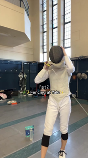 POV: stabbing and getting stabbed when fencing #fencing #varsityath...