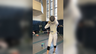 POV: stabbing and getting stabbed when fencing #fencing #varsityath...