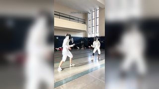 POV: stabbing and getting stabbed when fencing #fencing #varsityath...