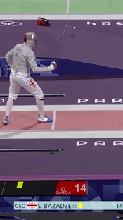 The finest of margins in the fencing arena One happy customer, one ...