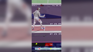 The finest of margins in the fencing arena One happy customer, one ...