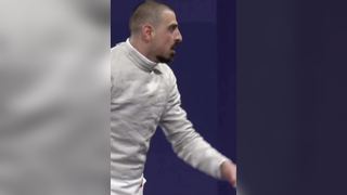 The finest of margins in the fencing arena One happy customer, one ...