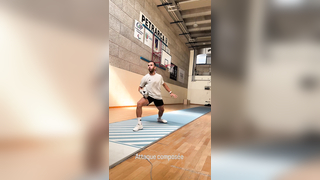 Daily footwork routine to build speed and agility. Every step counts....
