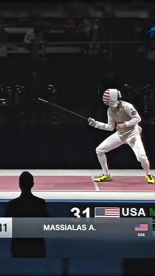 To get this infighting angle you really have to throw that arm out as...