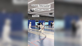 As always, though ‍ #fencing #fencingvideo #sport #фехтование #спо...