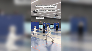 As always, though ‍ #fencing #fencingvideo #sport #фехтование #спо...