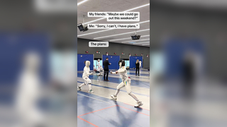 As always, though ‍ #fencing #fencingvideo #sport #фехтование #спо...