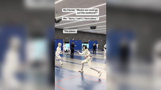 As always, though ‍ #fencing #fencingvideo #sport #фехтование #спо...