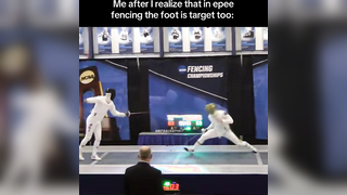 I’m telling you all this sport is really fun… #fyp #fencing #ncaa #hi...