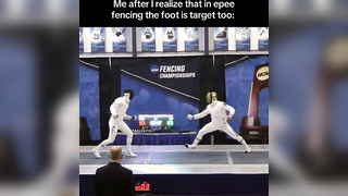 I’m telling you all this sport is really fun… #fyp #fencing #ncaa #hi...