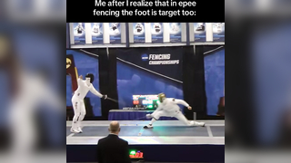 I’m telling you all this sport is really fun… #fyp #fencing #ncaa #hi...