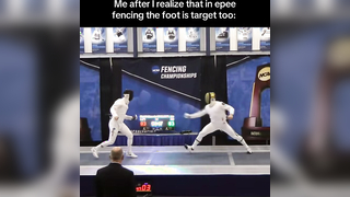 I’m telling you all this sport is really fun… #fyp #fencing #ncaa #hi...