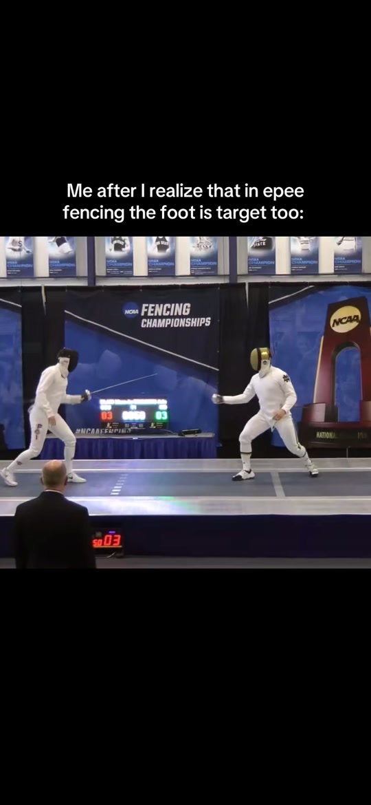 I’m telling you all this sport is really fun… #fyp #fencing #ncaa #hi...