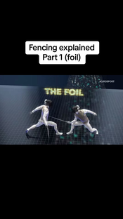 The sport of fencing explained part one #fencing #sport #foil #epee #...
