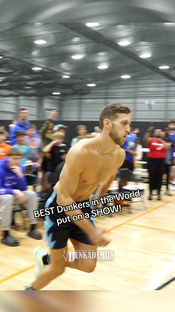 Pro Dunkers going insane at @The Dunk Camp #dunkademics