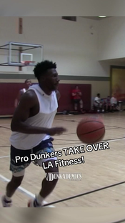Dunkers take over LA Fitness! @Tor’i Bionic Brooks @Chris Staples @el...